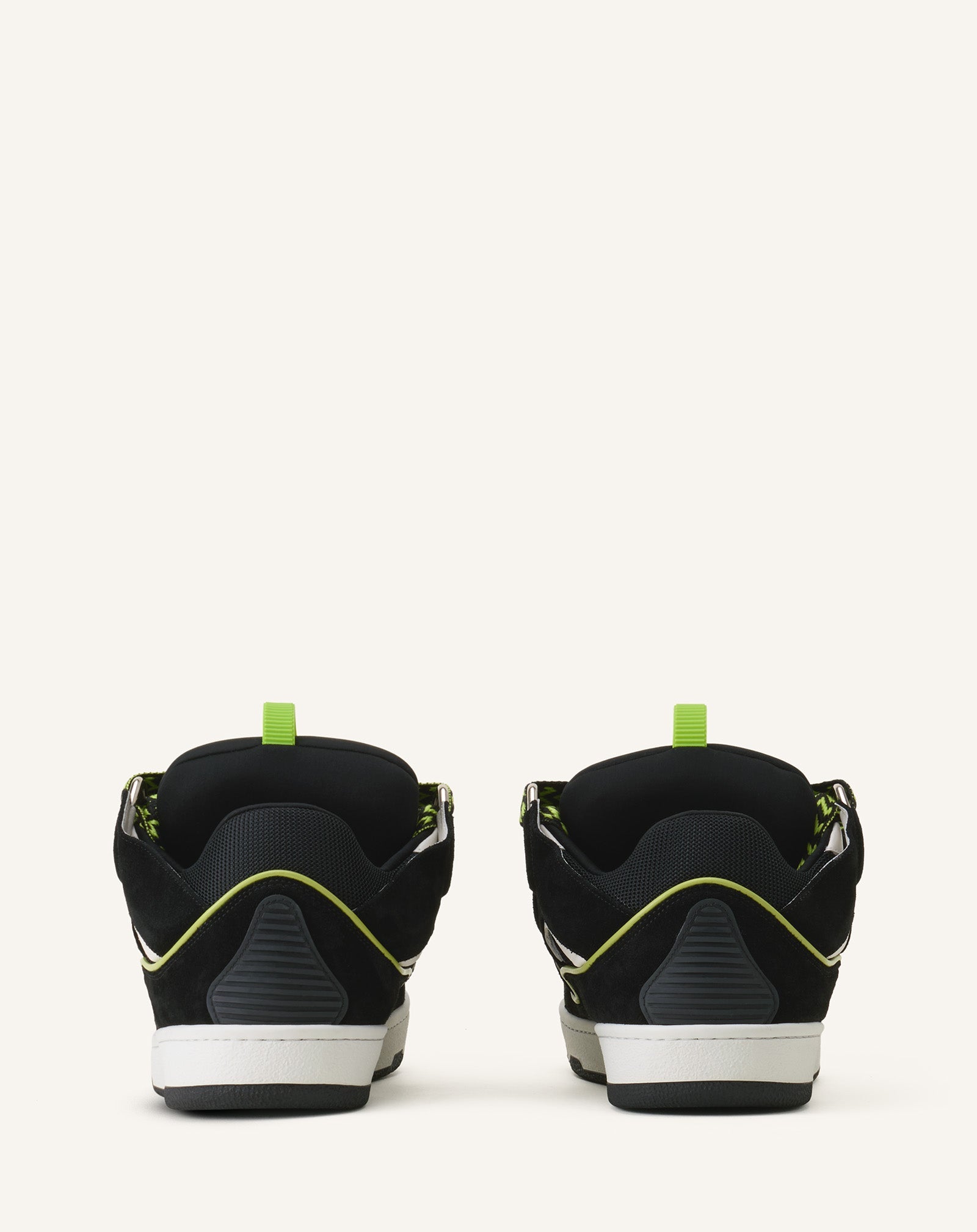 Green Curb Leather Sneakers