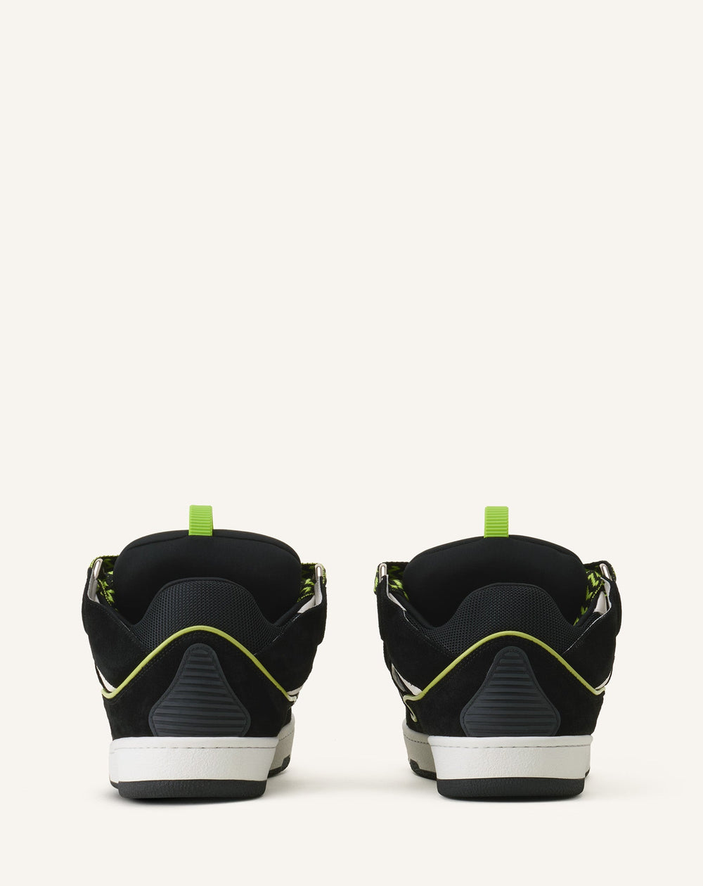 Green Curb Leather Sneakers