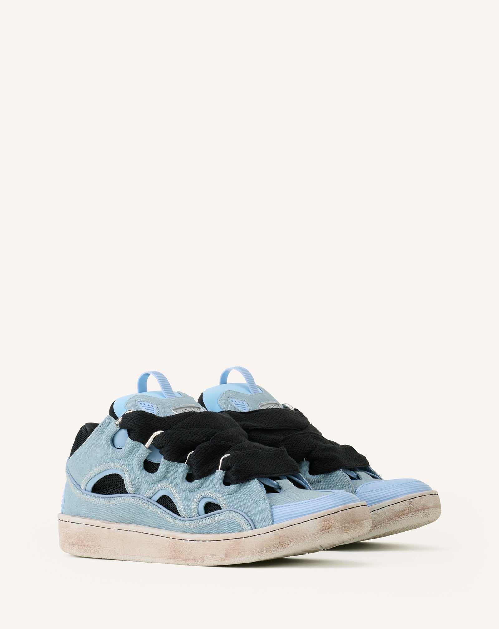 Curb Sneakers En Canvas Blue