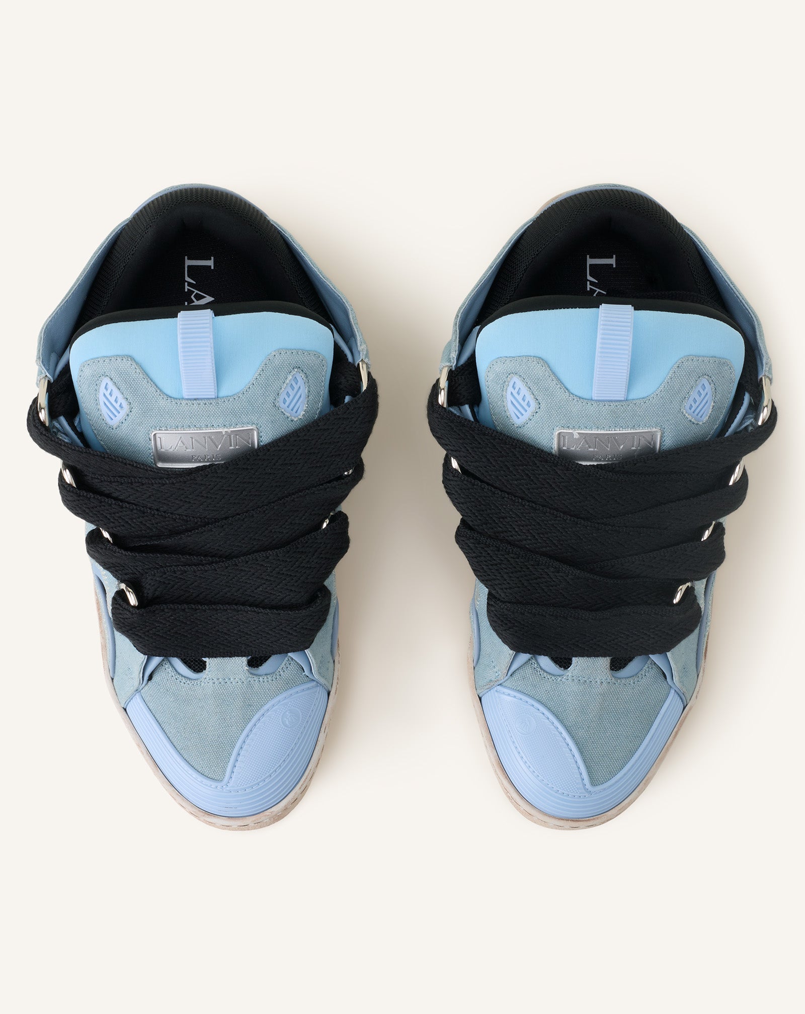 Curb Sneakers En Canvas Blue