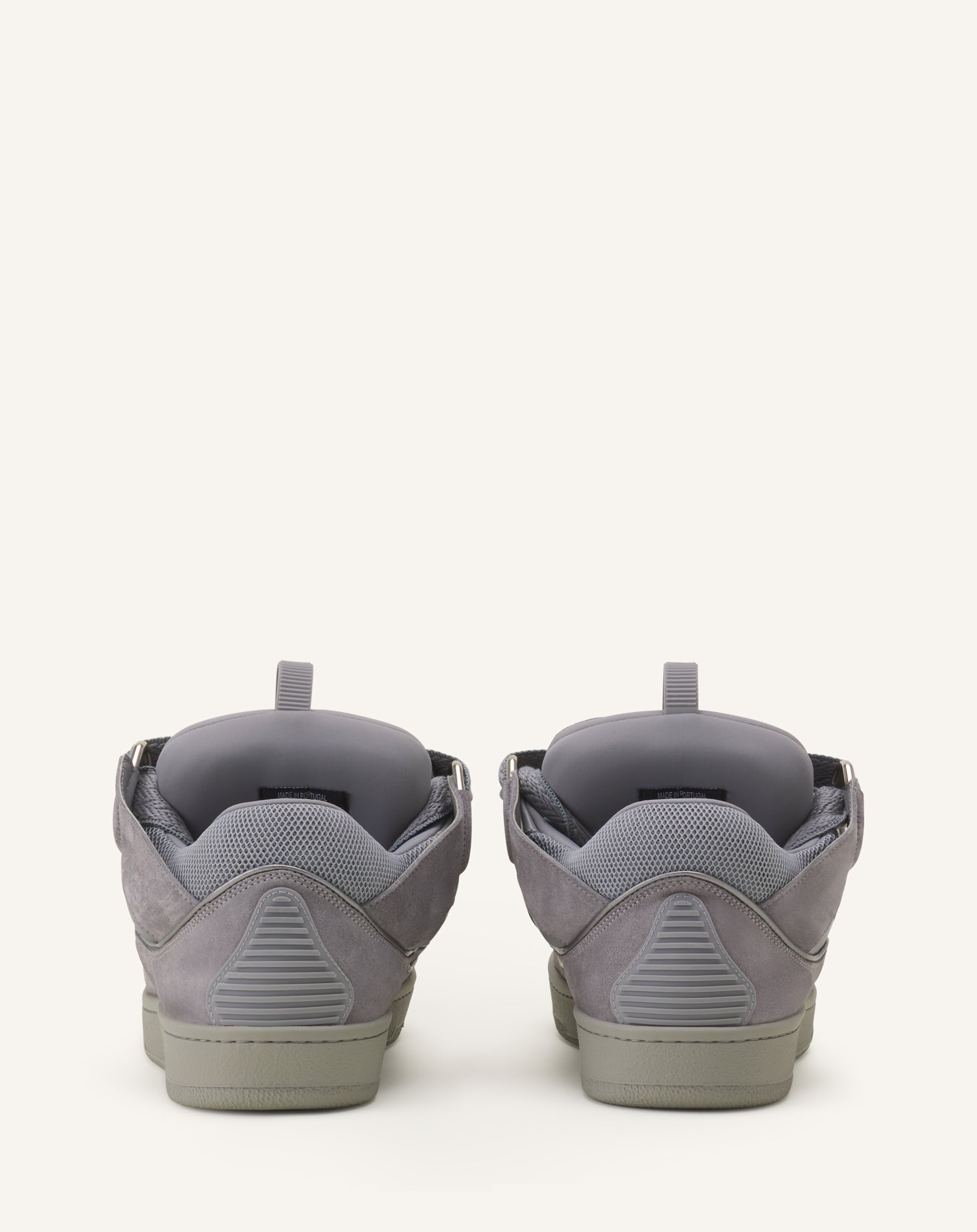 Sneakers Curbs En Suede Monocolor Grey