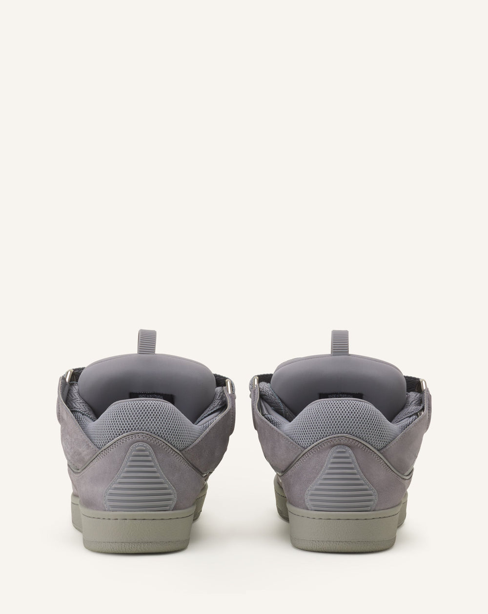 Sneakers Curbs En Suede Monocolor Grey