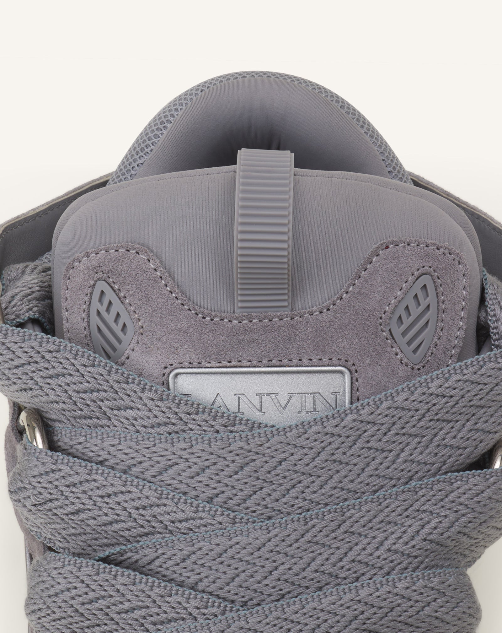 Sneakers Curbs En Suede Monocolor Grey