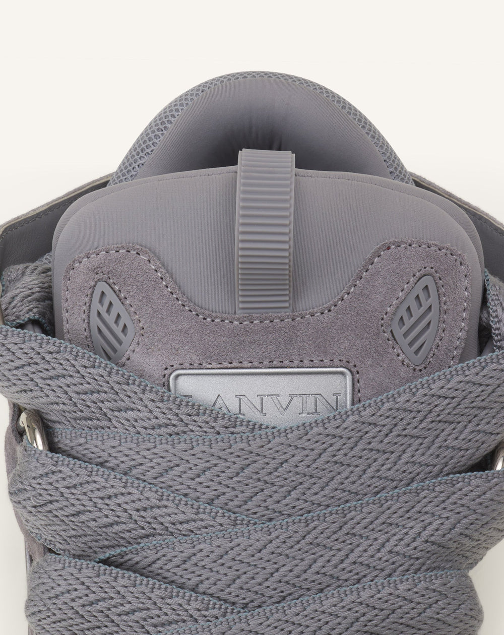 Sneakers Curbs En Suede Monocolor Grey