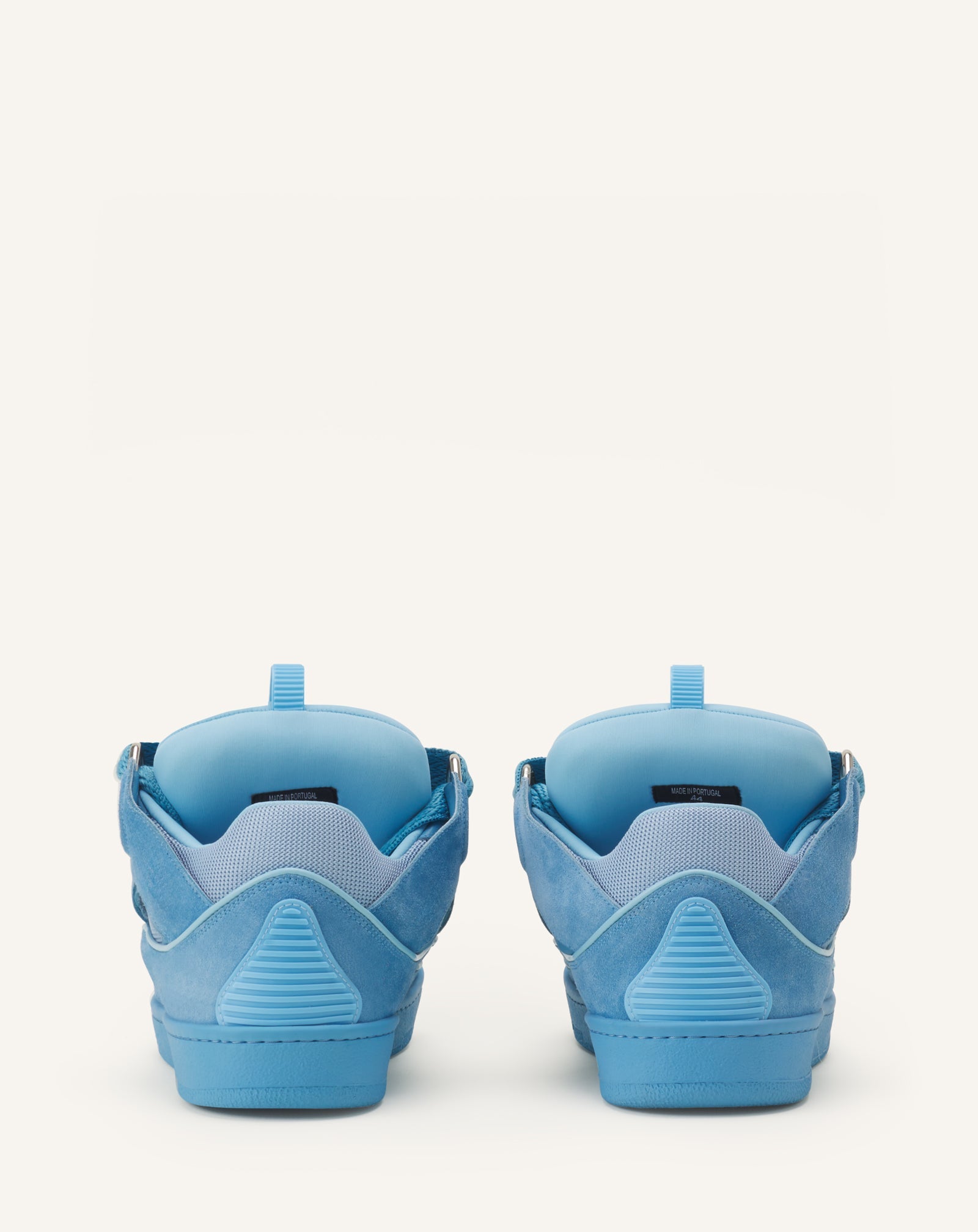 Sneakers Curbs En Suede Monocolor Blue