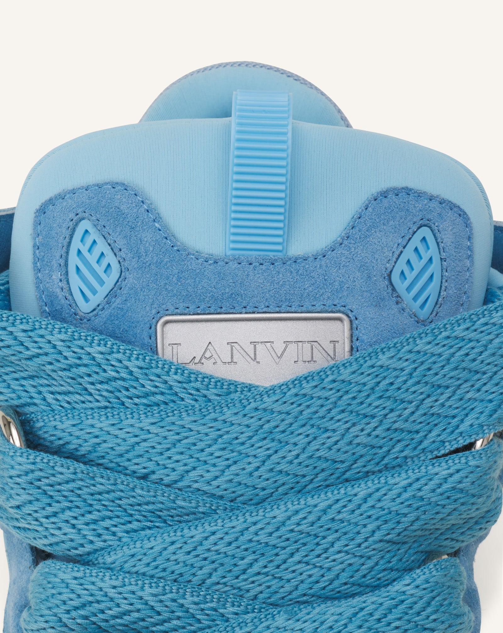Sneakers Curbs En Suede Monocolor Blue