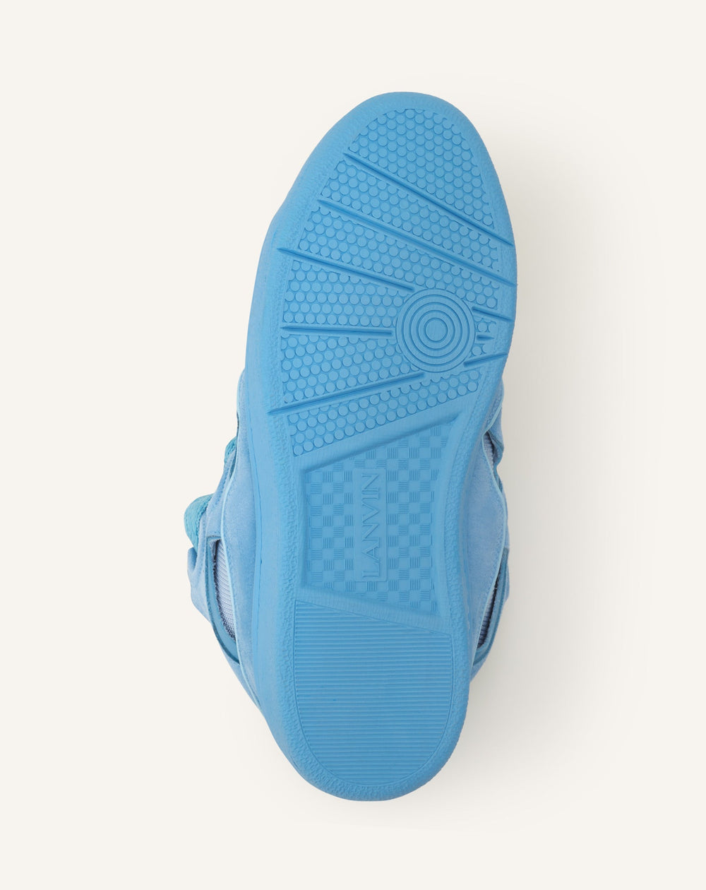 Sneakers Curbs En Suede Monocolor Blue