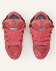 Sneakers Curbs En Suede Monocolor Pink