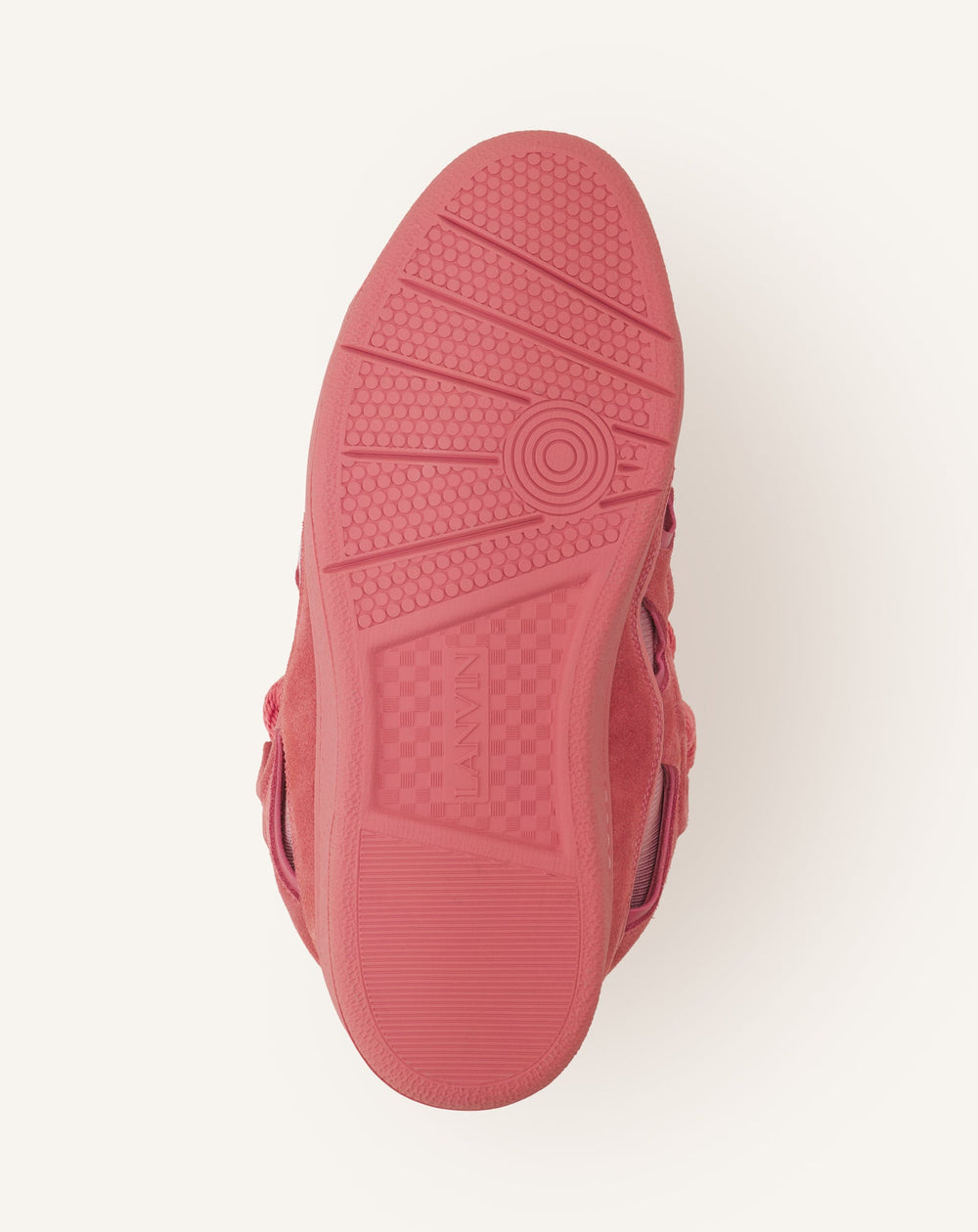 Sneakers Curbs En Suede Monocolor Pink