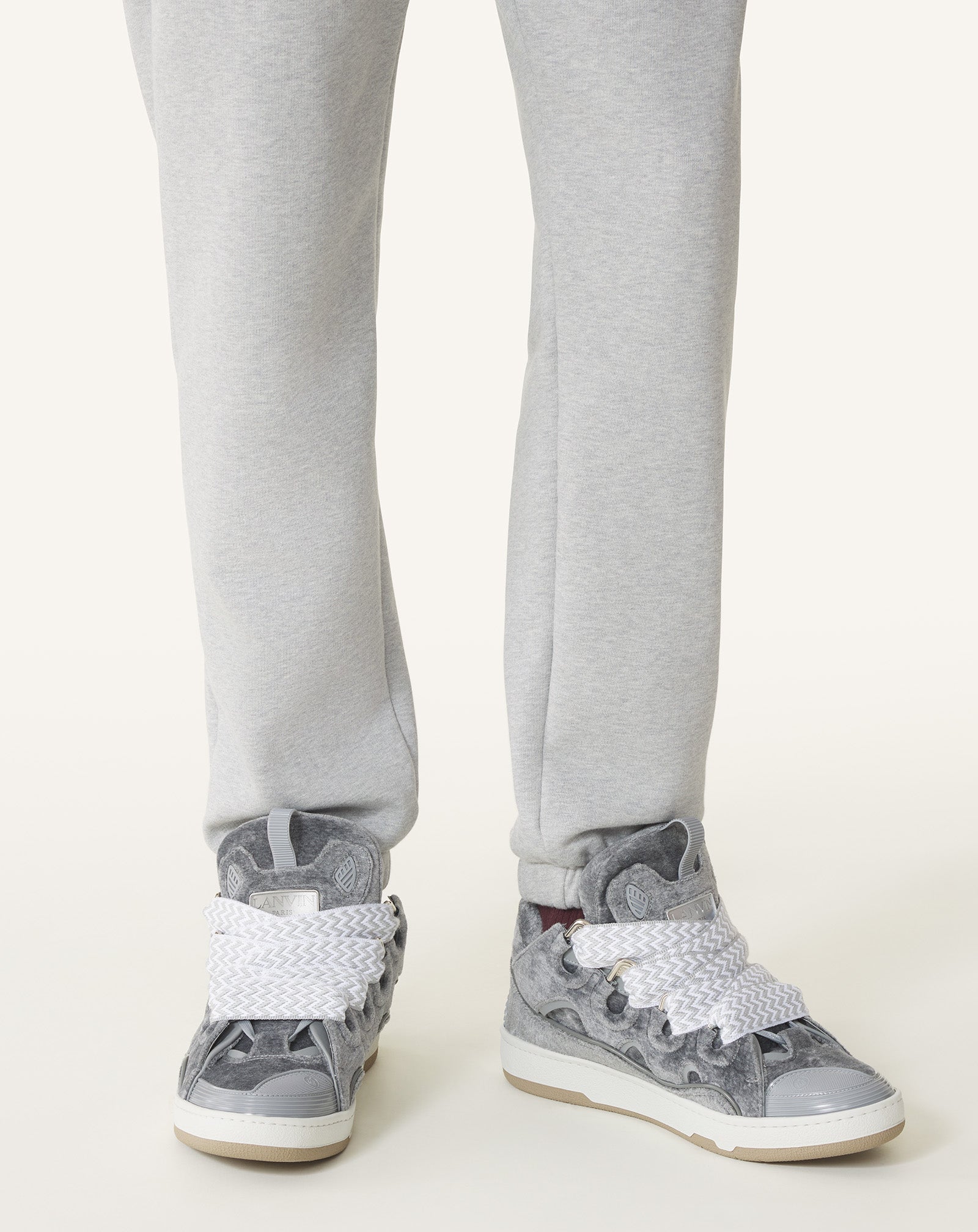 Curb Sneakers En Jersey Grey