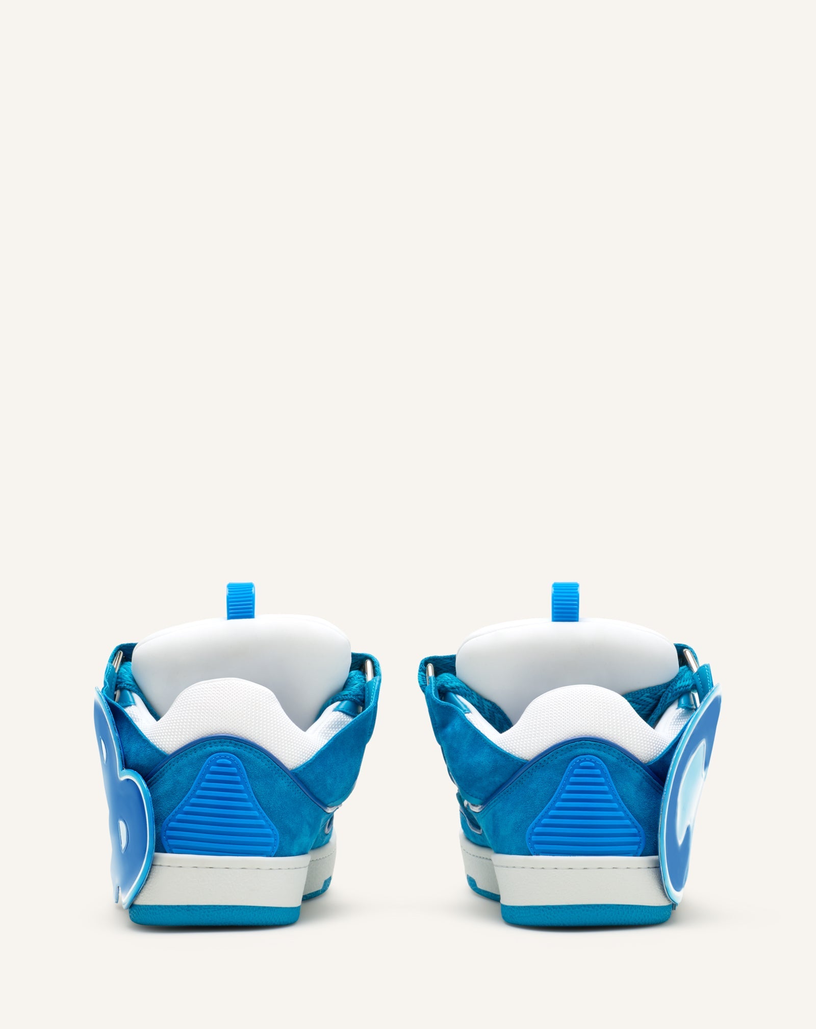Curb Sneakers En Cuir À Patch Blue