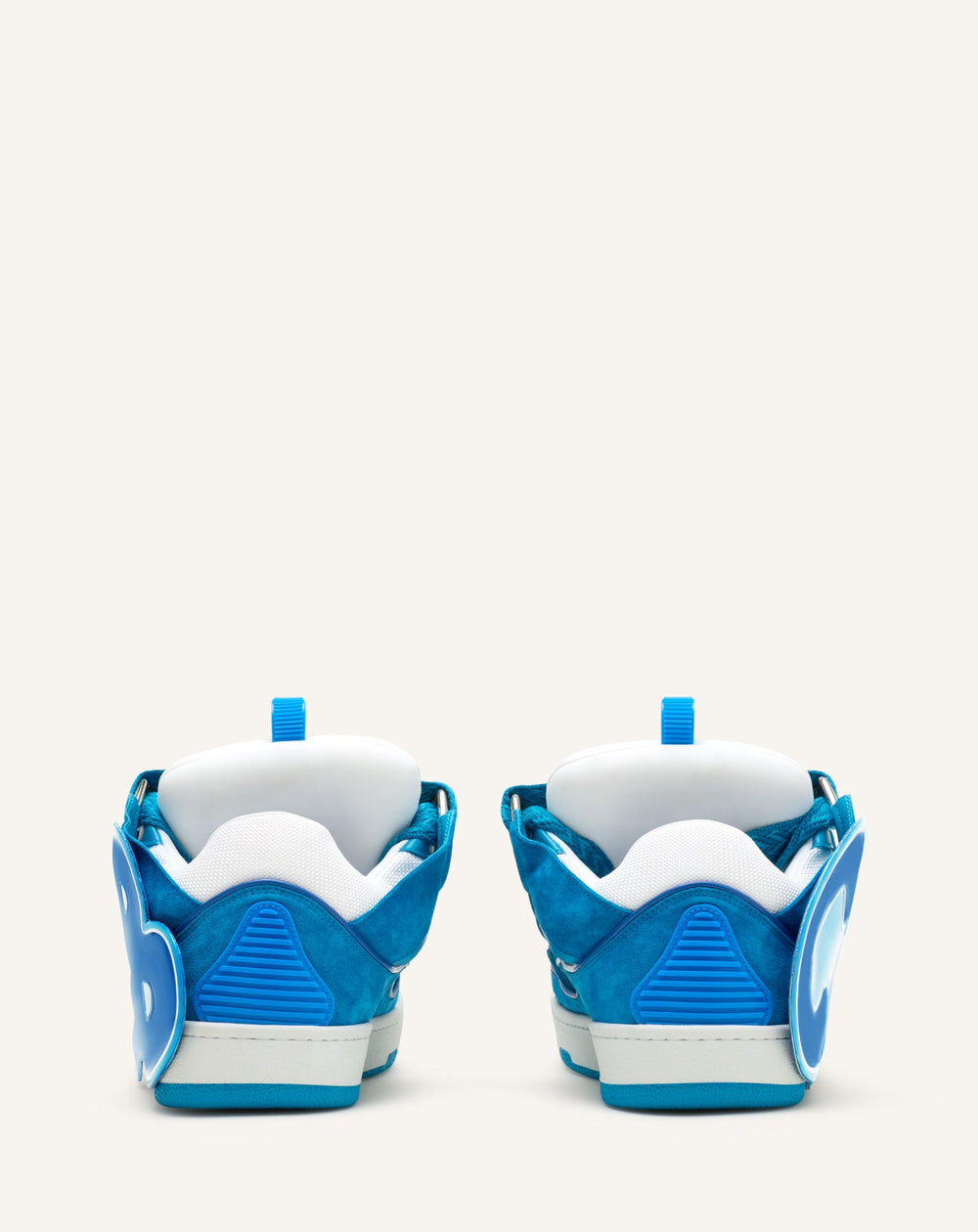 Curb Sneakers En Cuir À Patch Blue