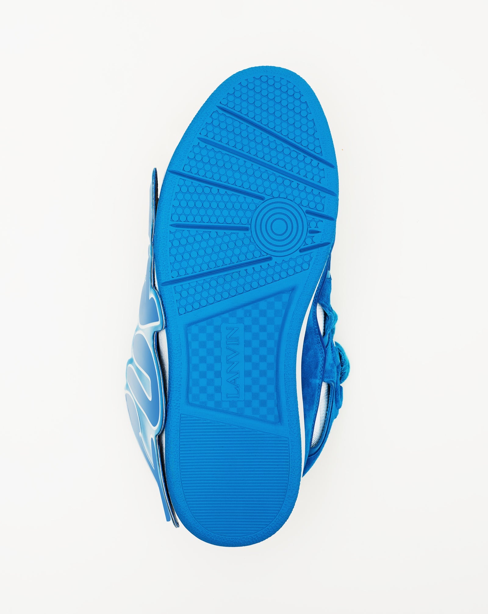 Curb Sneakers En Cuir À Patch Blue