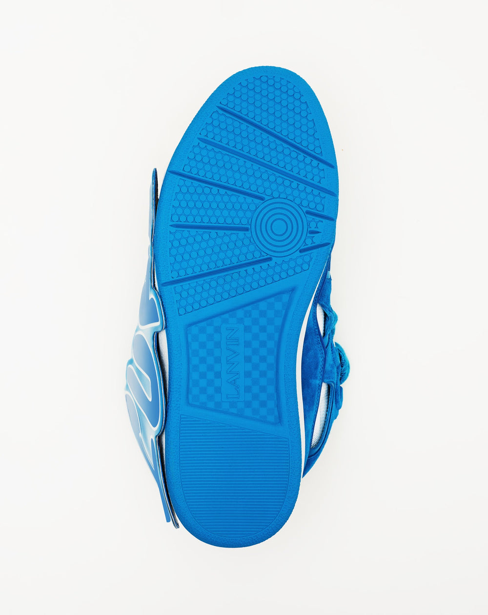 Curb Sneakers En Cuir À Patch Blue