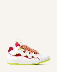 Curb Sneakers En Cuir À Patch Red