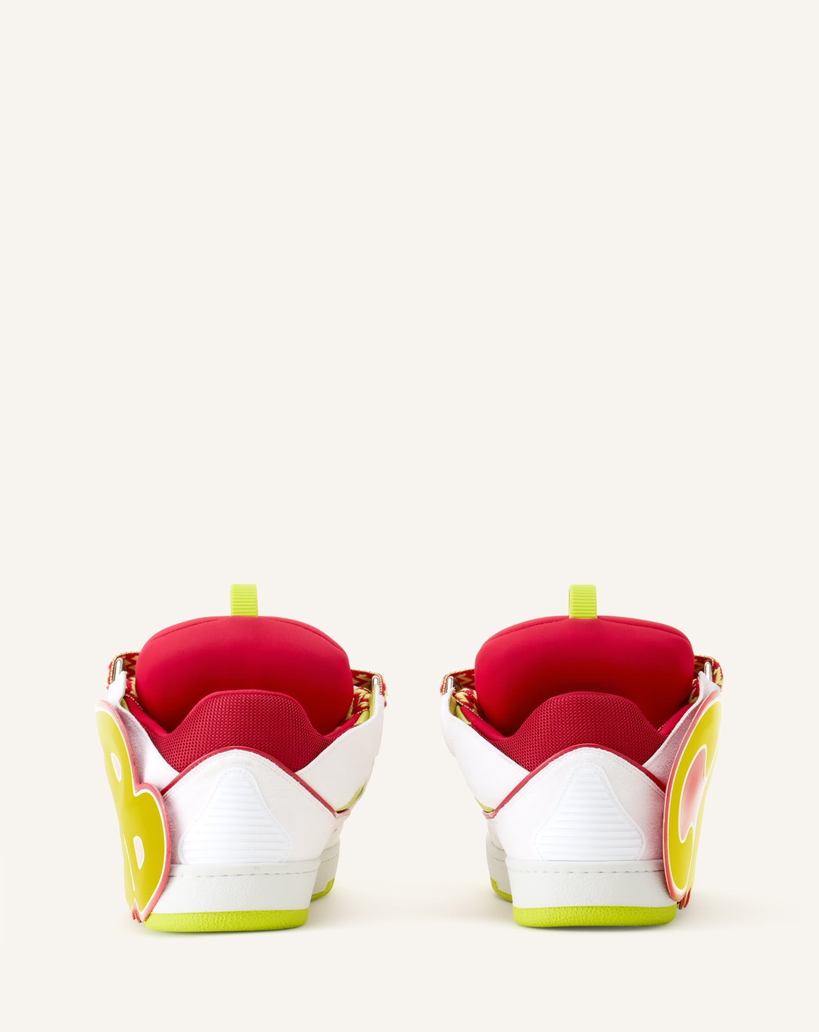 Curb Sneakers En Cuir À Patch Red