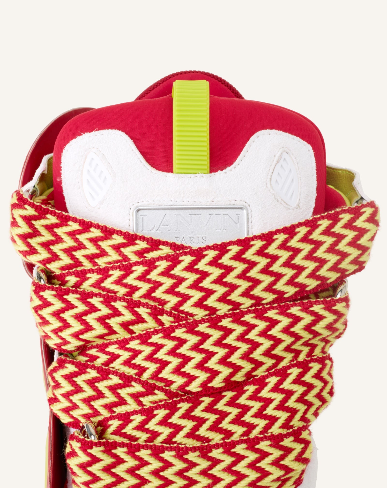 Curb Sneakers En Cuir À Patch Red