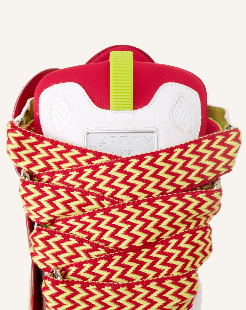 Curb Sneakers En Cuir À Patch Red