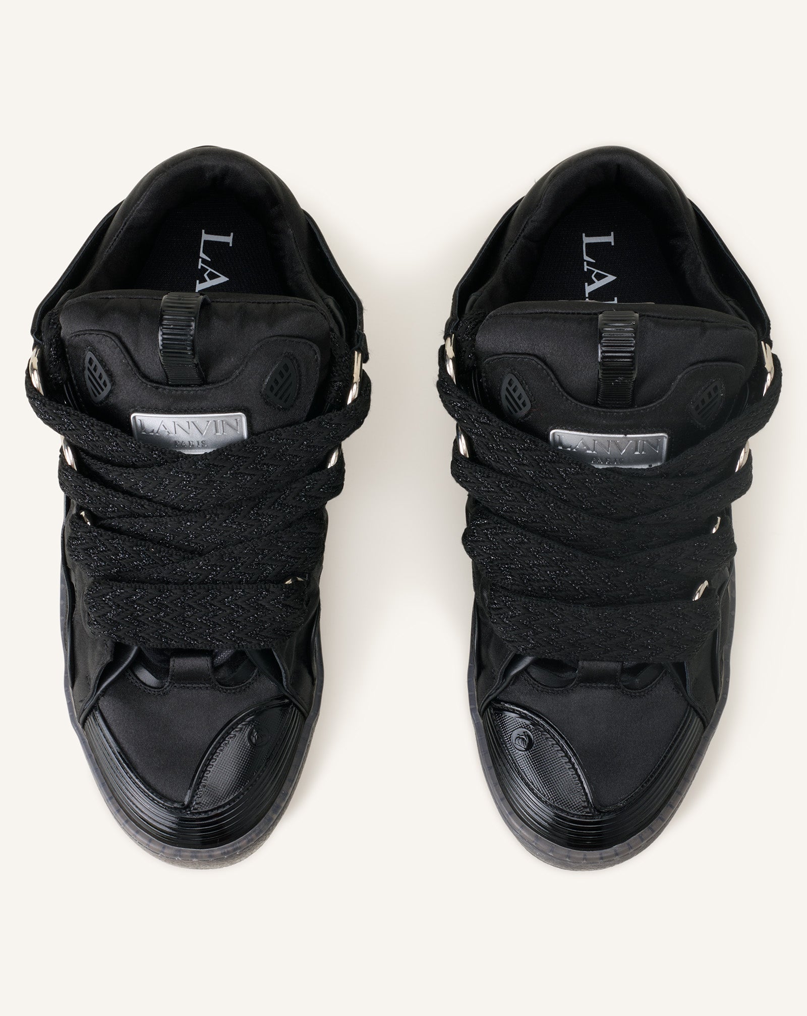 Curb Sneakers En Satin Black