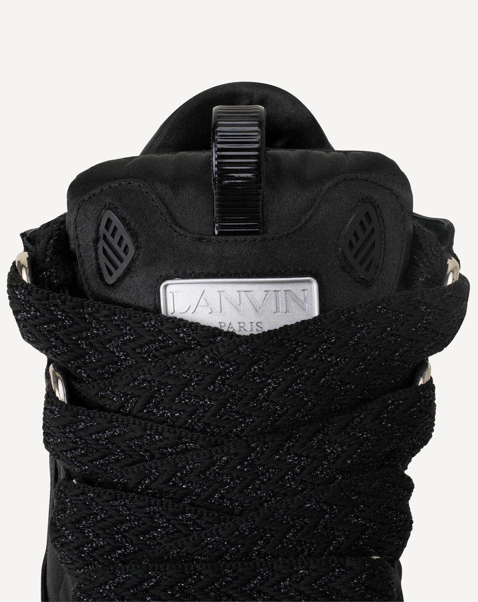 Curb Sneakers En Satin Black