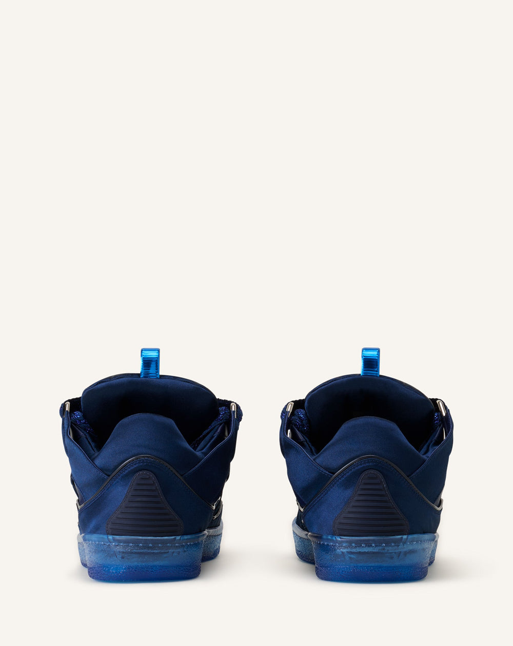 Curb Sneakers En Satin Blue