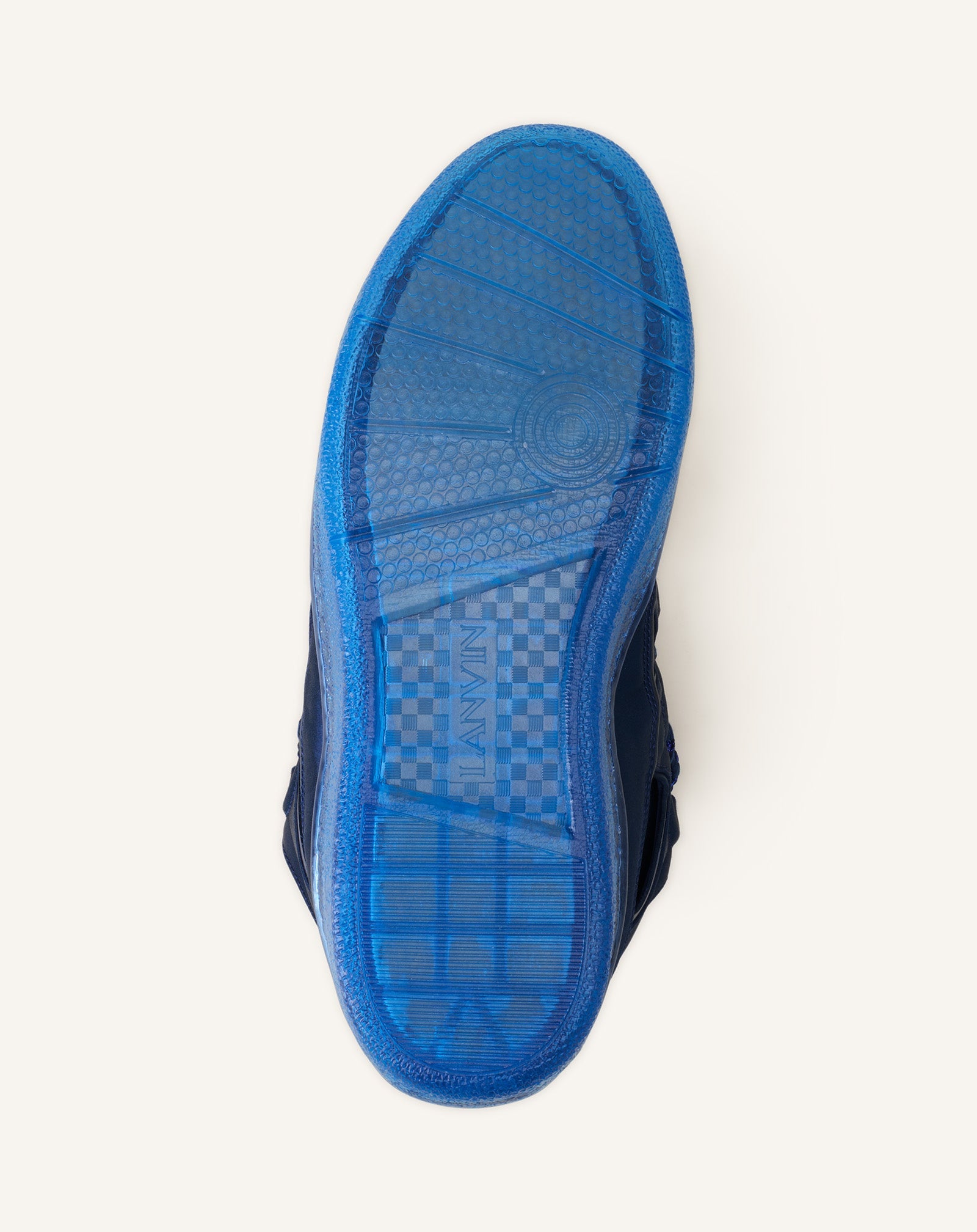 Curb Sneakers En Satin Blue