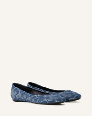Ballerine Lunar Year En Denim Blue