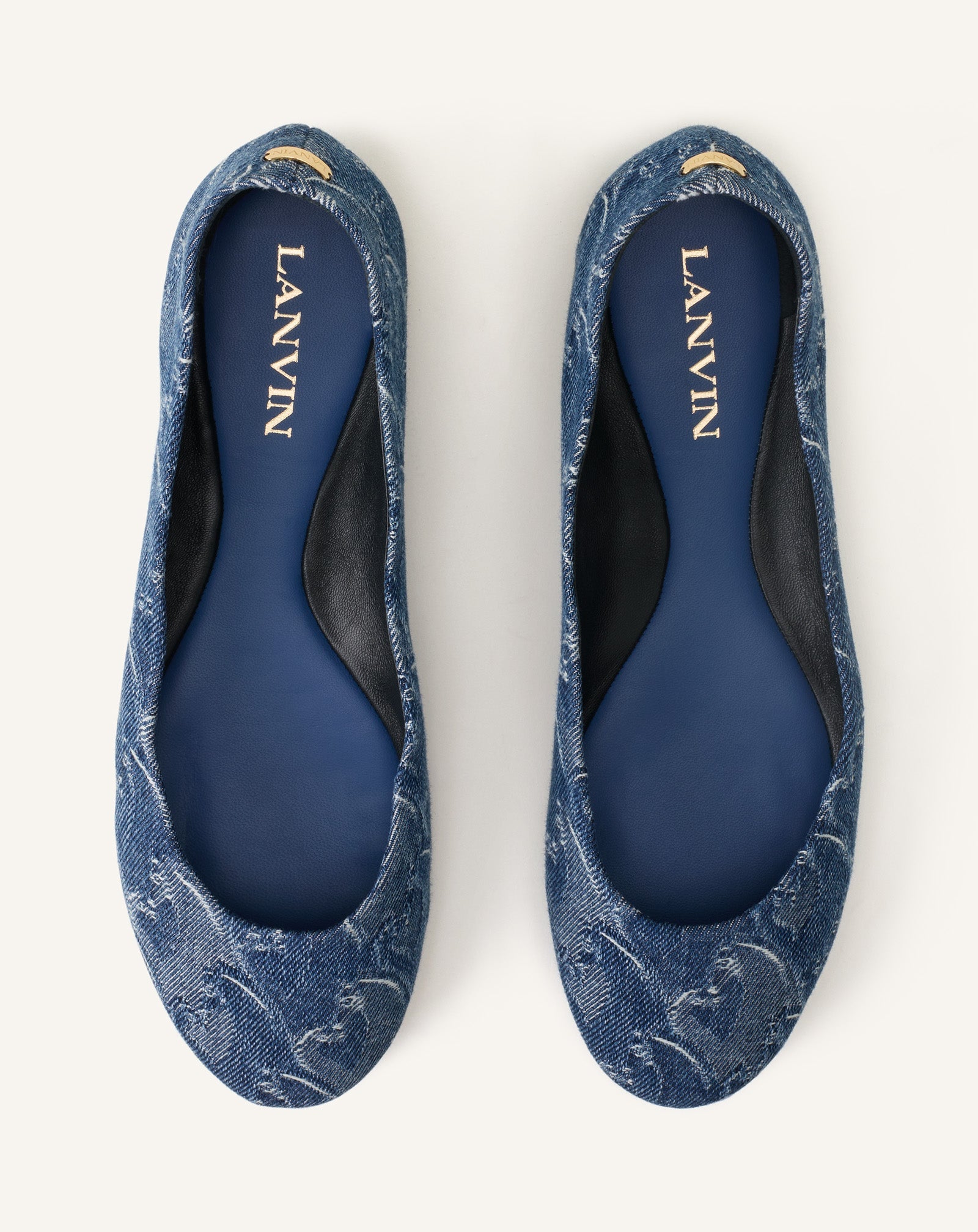 Ballerine Lunar Year En Denim Blue
