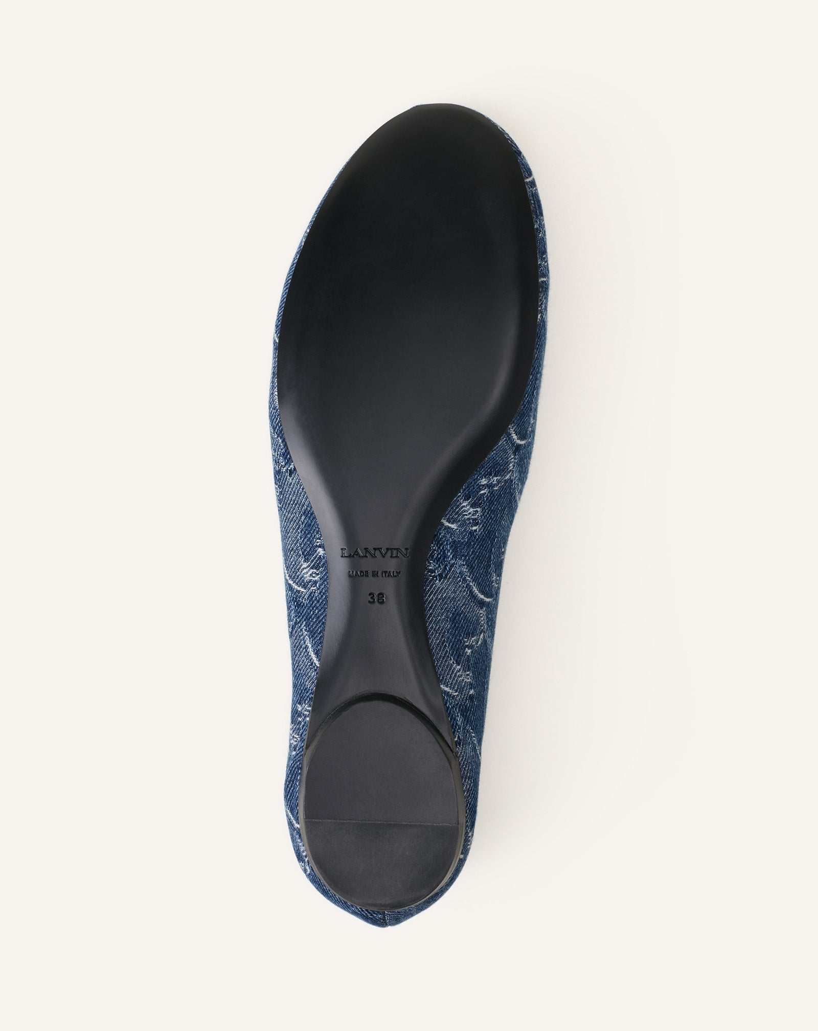 Ballerine Lunar Year En Denim Blue