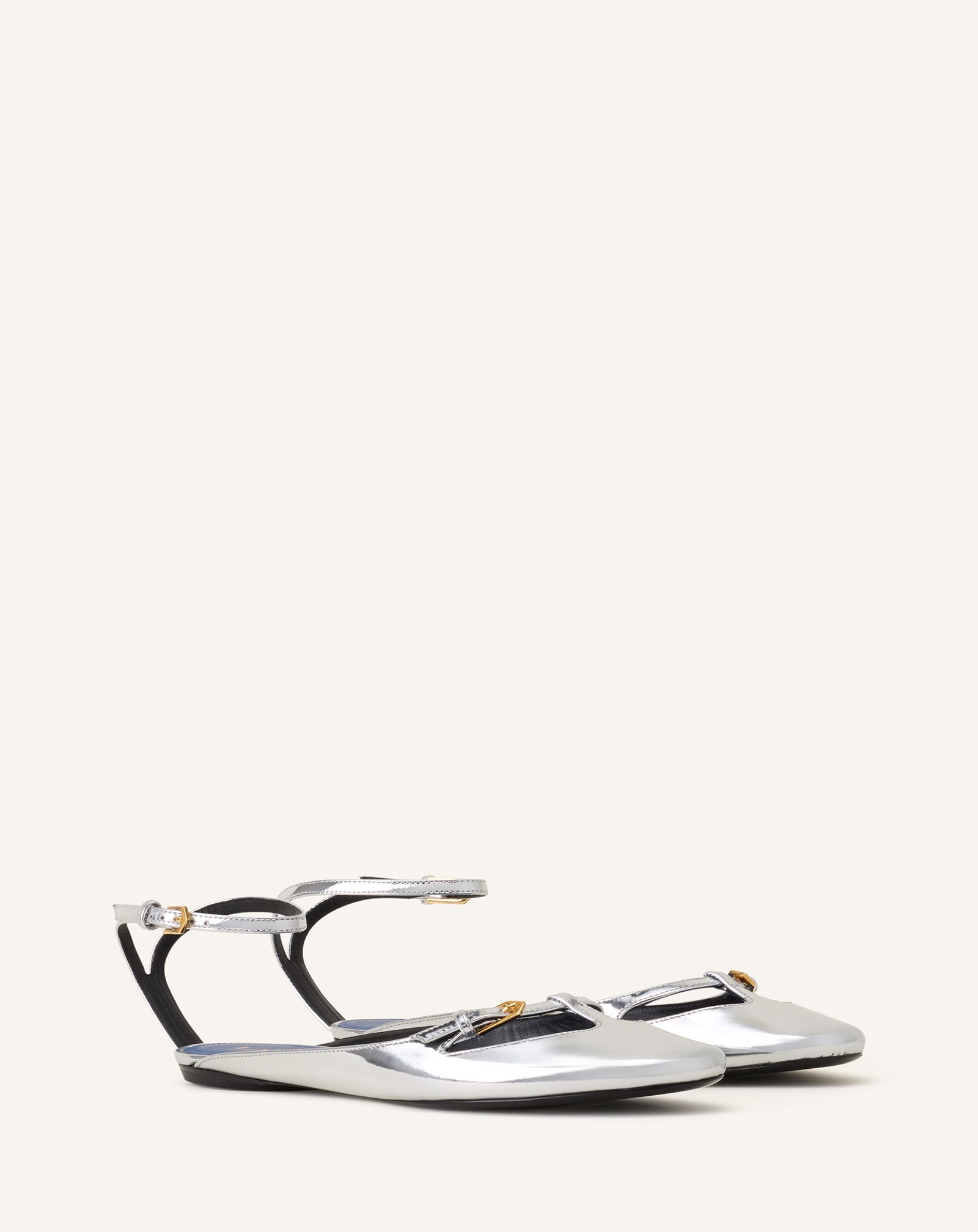 Ballerine Mary-jane Silver