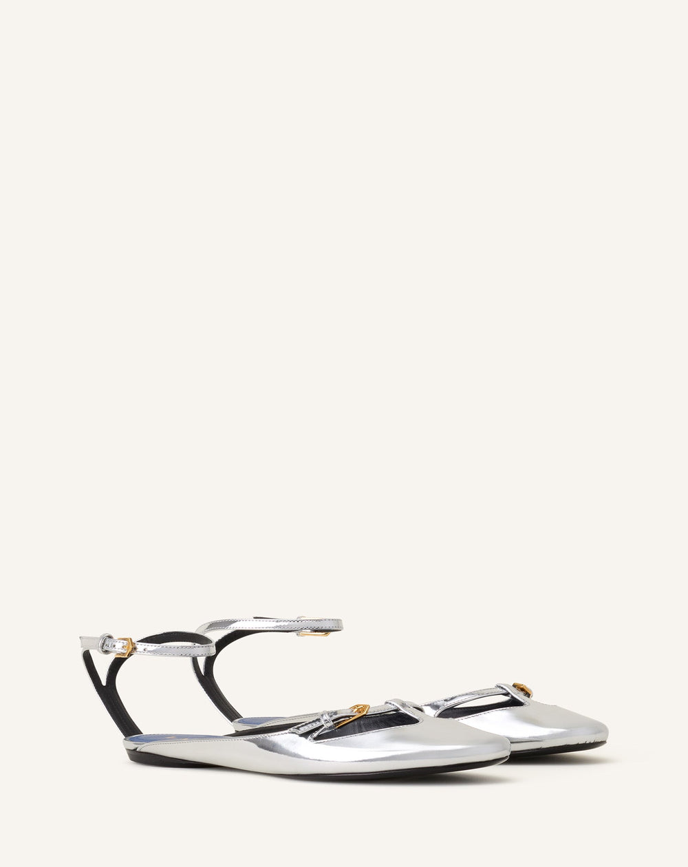 Ballerine Mary-jane Silver