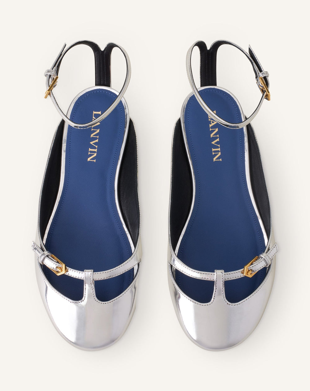 Ballerine Mary-jane Silver