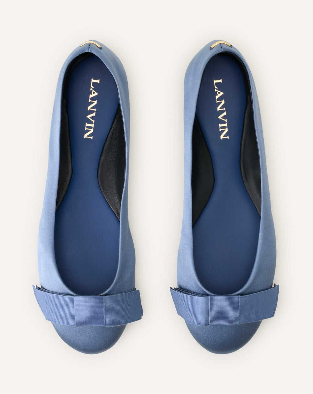 Ballerine Noeud En Satin Blue