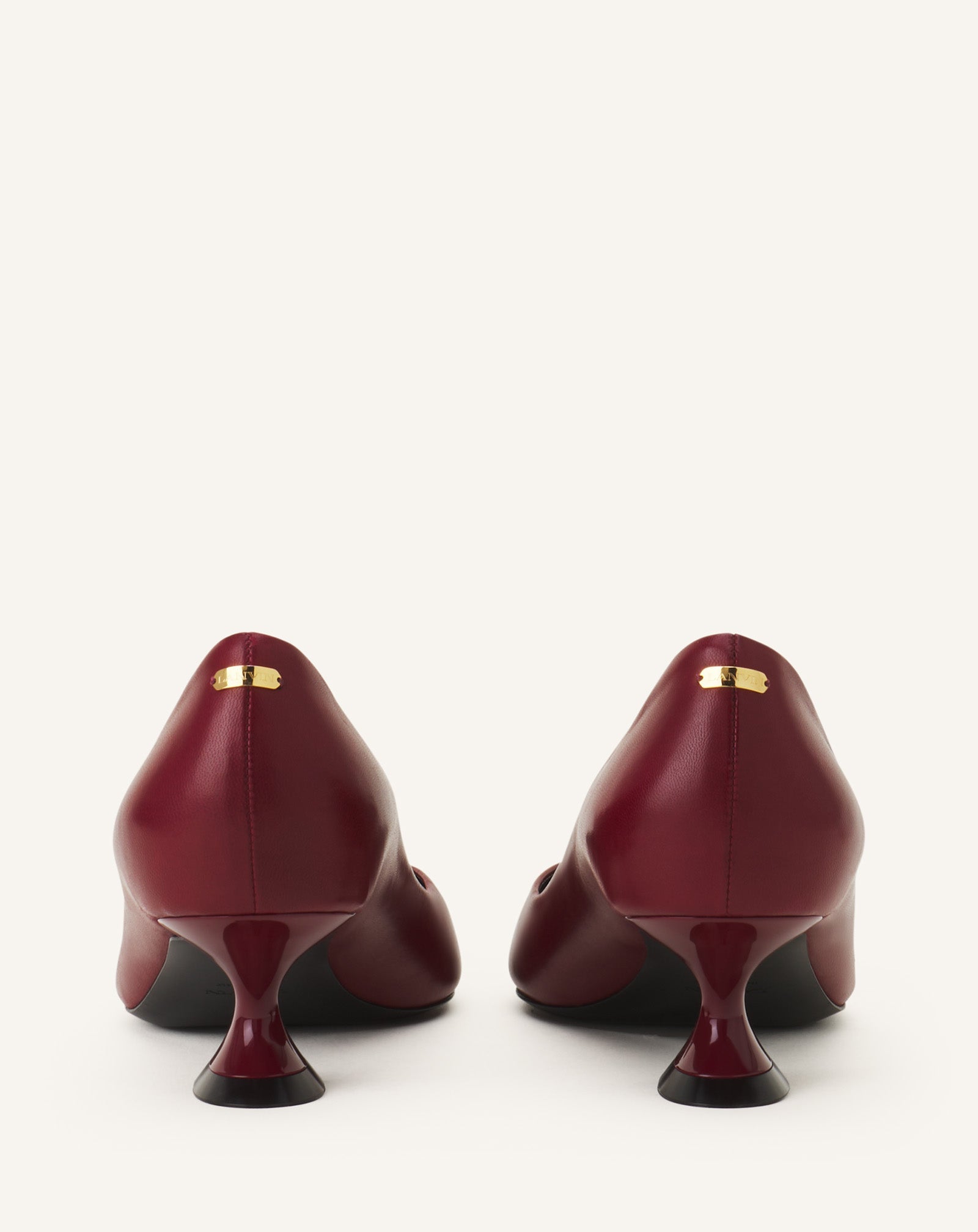 Brown Midnight Step Pump In Leather