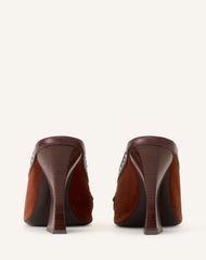 Mule A Clous 100mm Brown