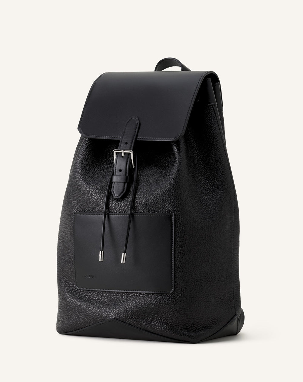 Sac À Dos Zaino En Cuir Black