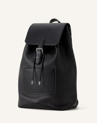 Sac À Dos Zaino En Cuir Black