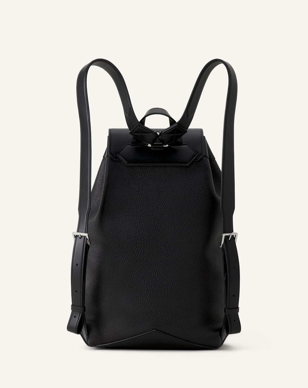 Sac À Dos Zaino En Cuir Black