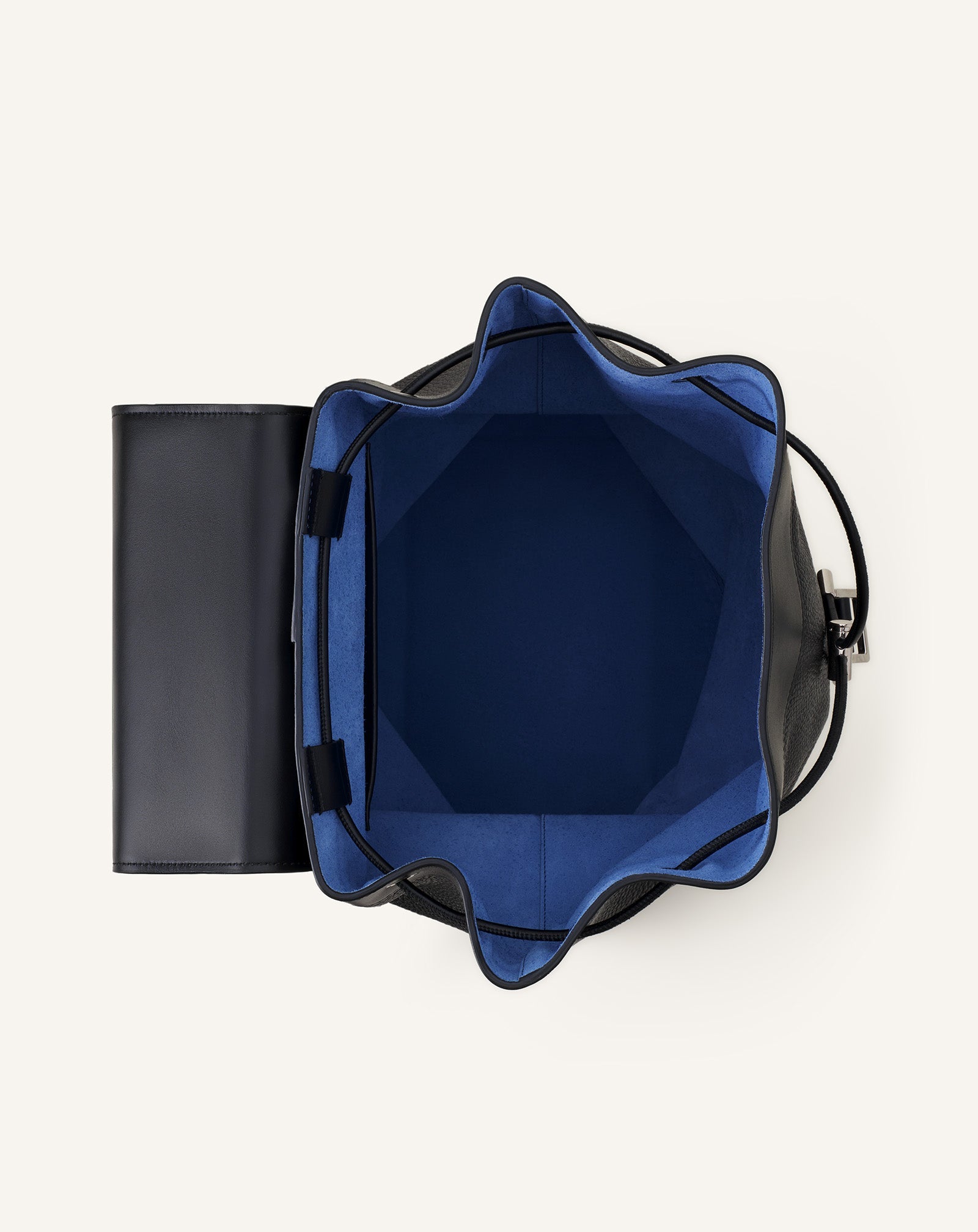 Sac À Dos Zaino En Cuir Black