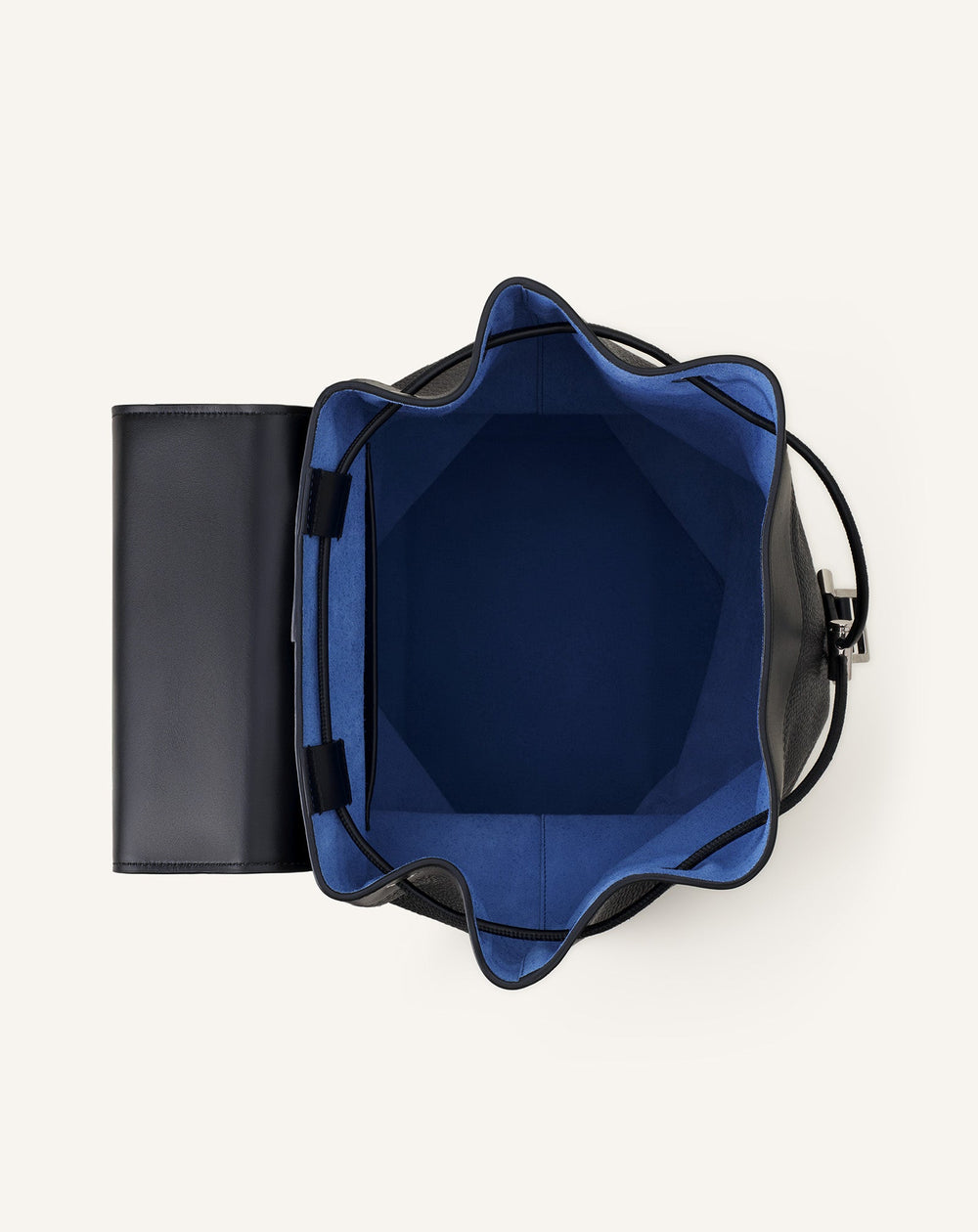 Sac À Dos Zaino En Cuir Black