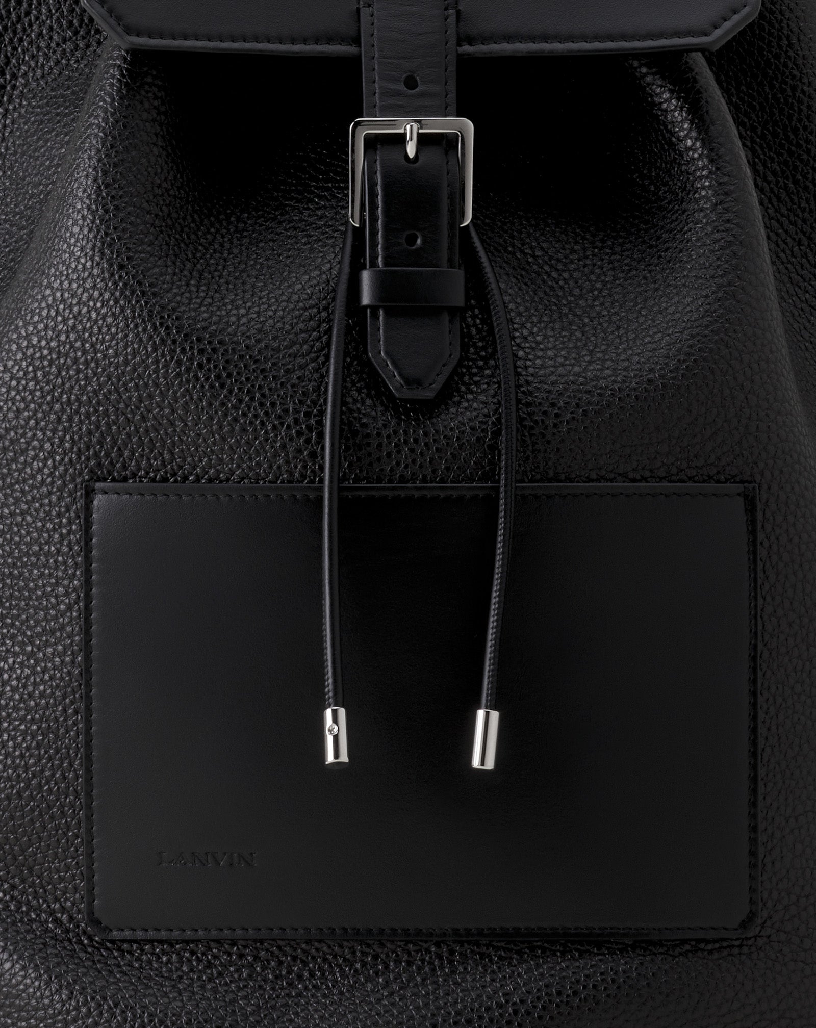 Sac À Dos Zaino En Cuir Black