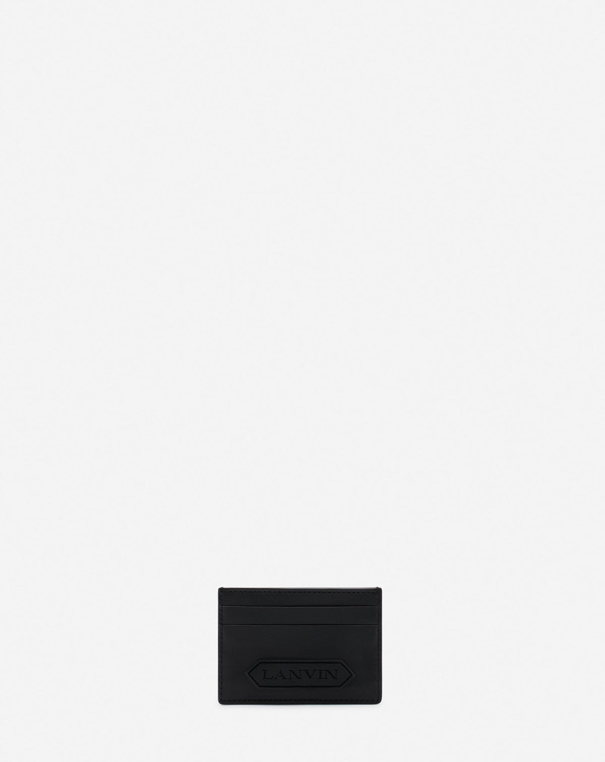 Black Lanvin Signature Leather Cardholder