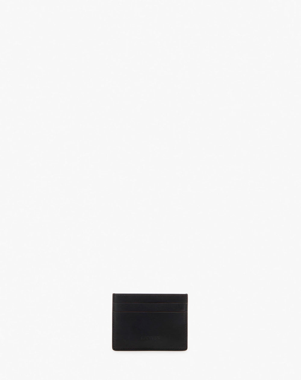 Black Lanvin Signature Leather Cardholder