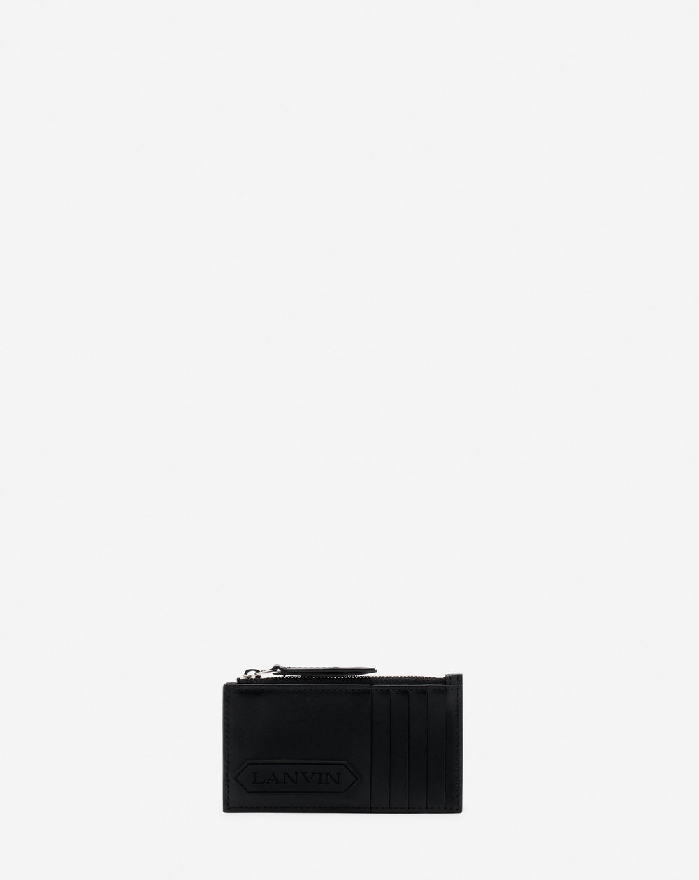 Black Lanvin Signature Leather Cardholder