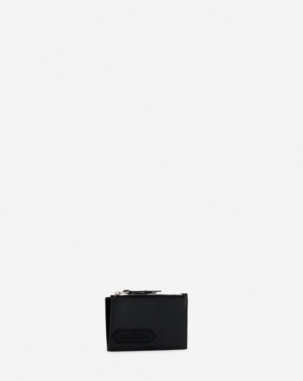 Black Lanvin Signature Leather Cardholder