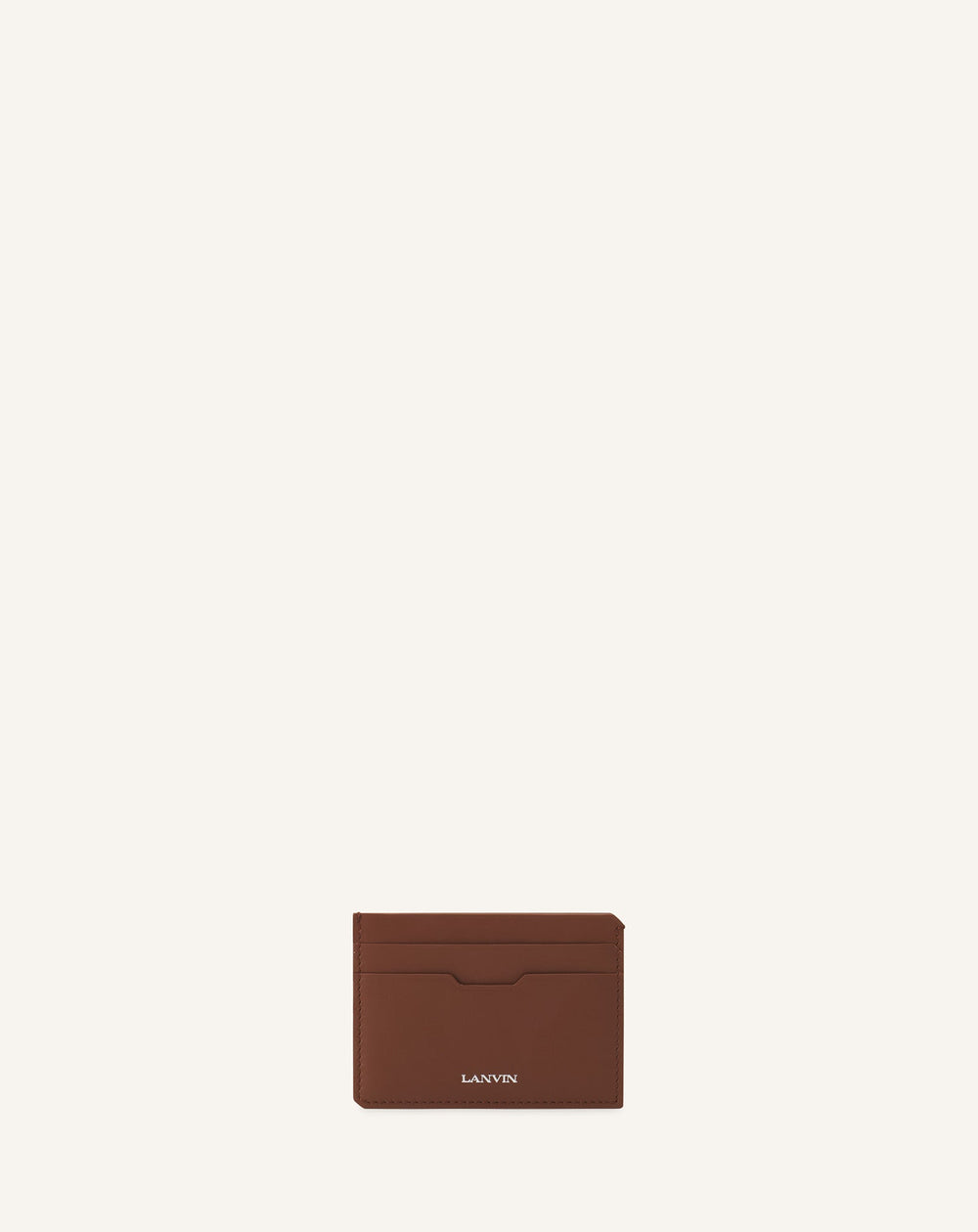 Brown Compagnon Leather Cardholder