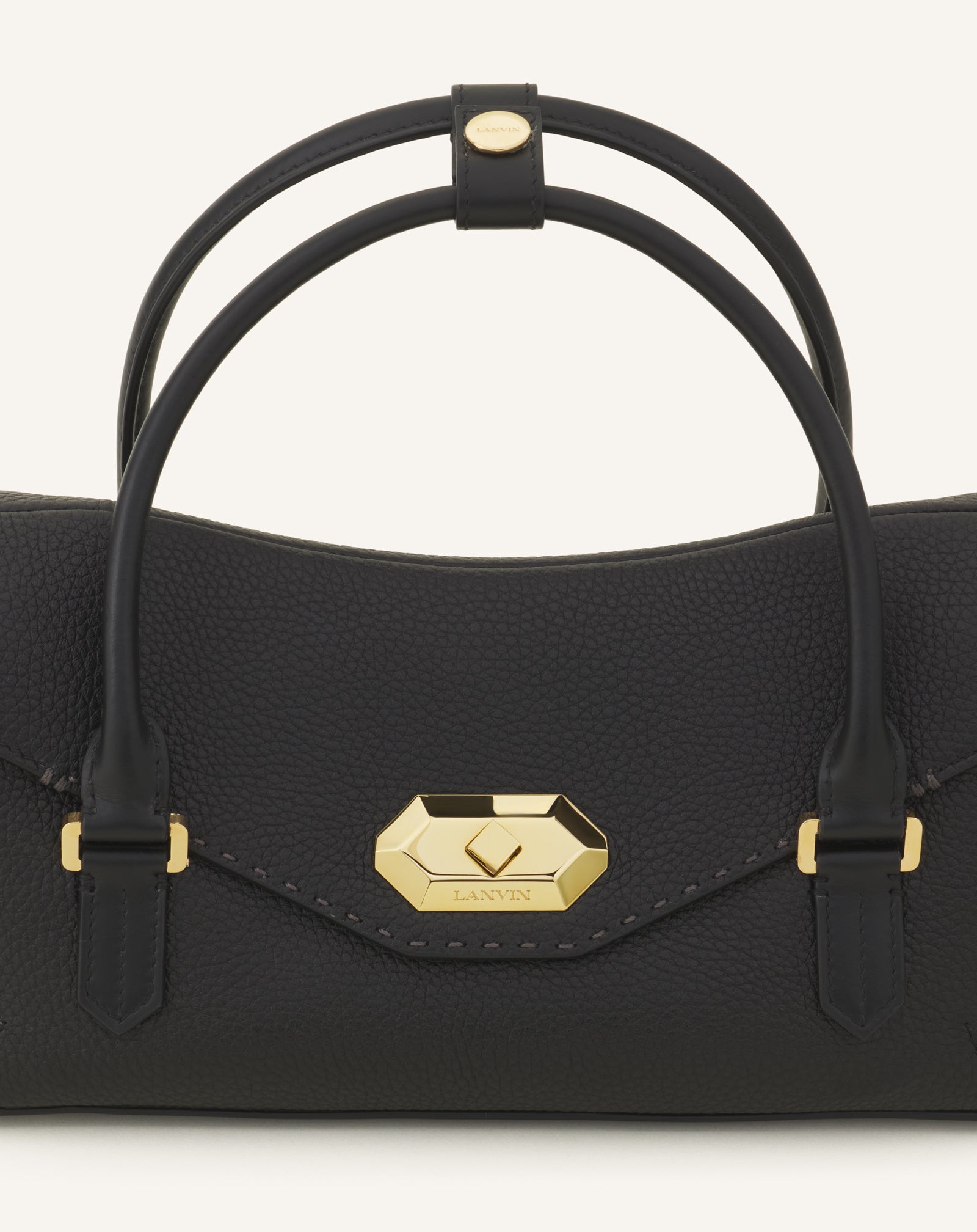 Sac Le Confident By Lanvin 26 En Cuir Black