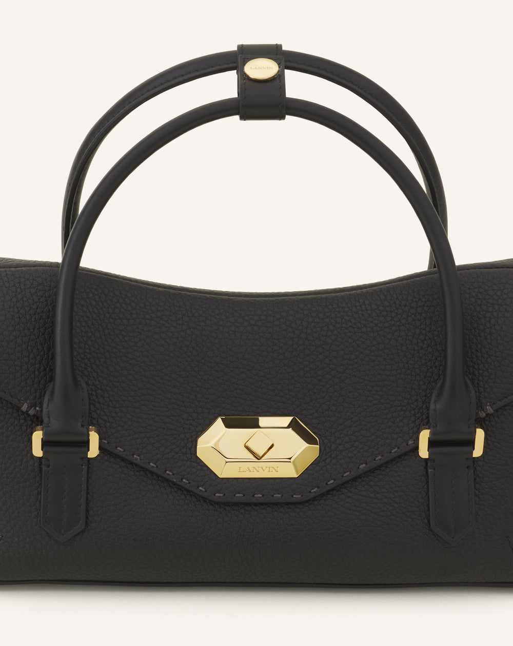 Sac Le Confident By Lanvin 26 En Cuir Black