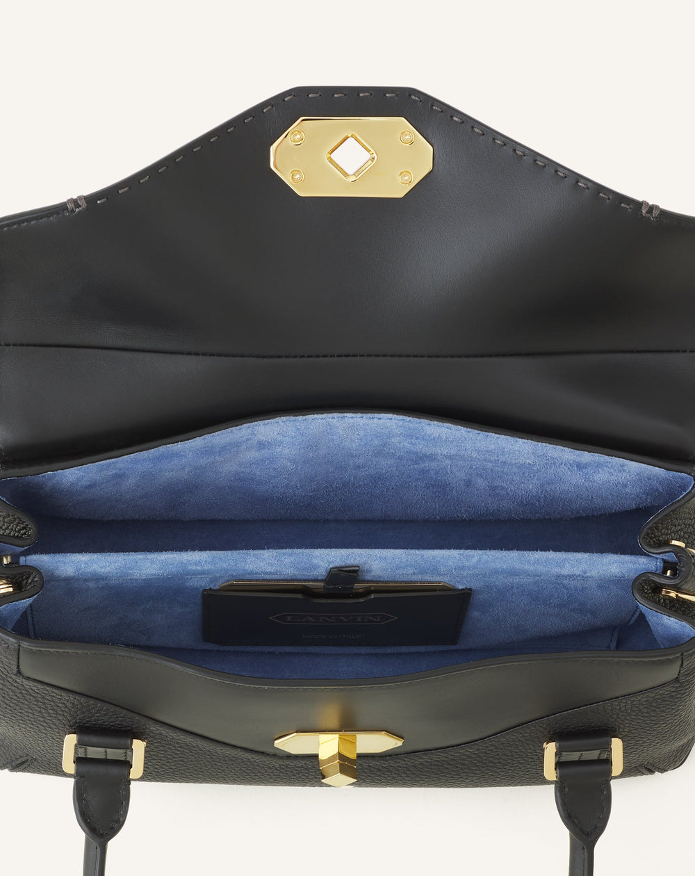Sac Le Confident By Lanvin 26 En Cuir Black