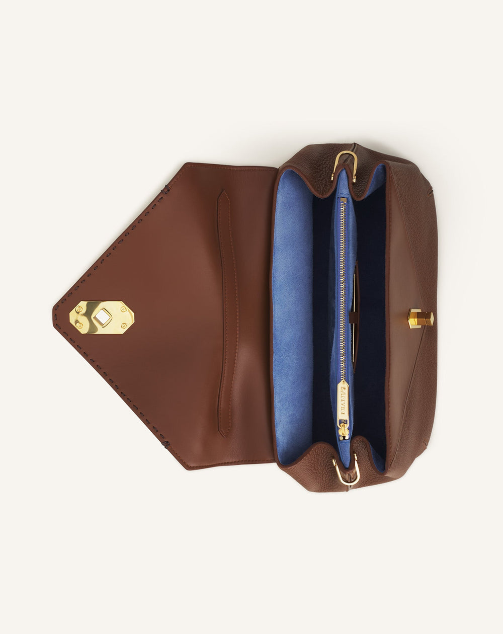 Brown Le Confident By Lanvin Leather Bag